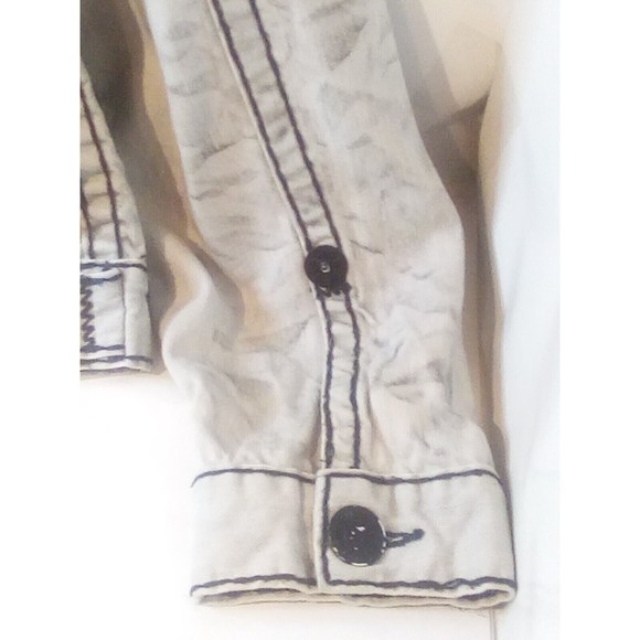 True Religion Jeans Denim Jacket JIMMY Super T  Stone wash grey  XXXL - Picture 10 of 10